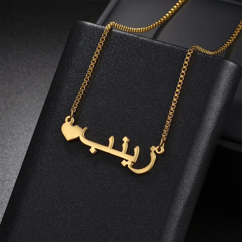 Necklace Personalized Heart Name