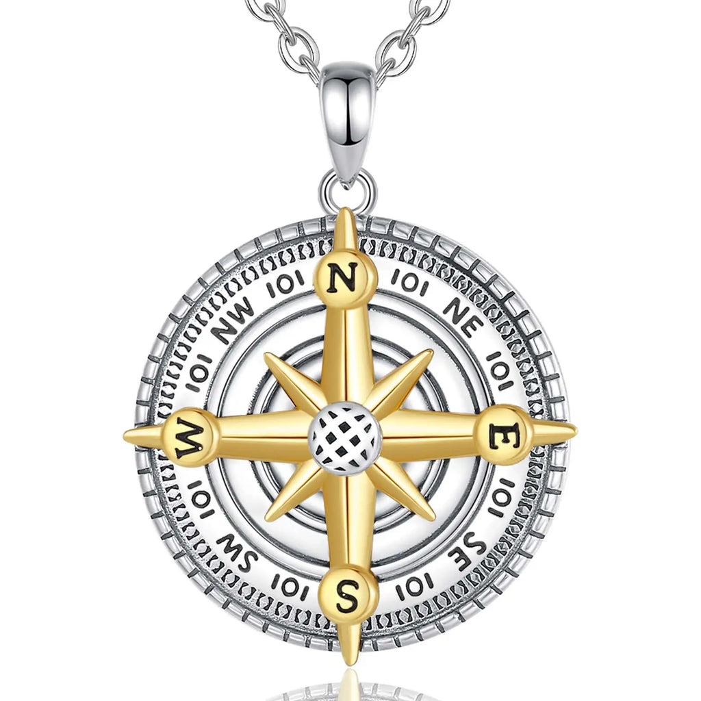 Necklace Compass Pendant