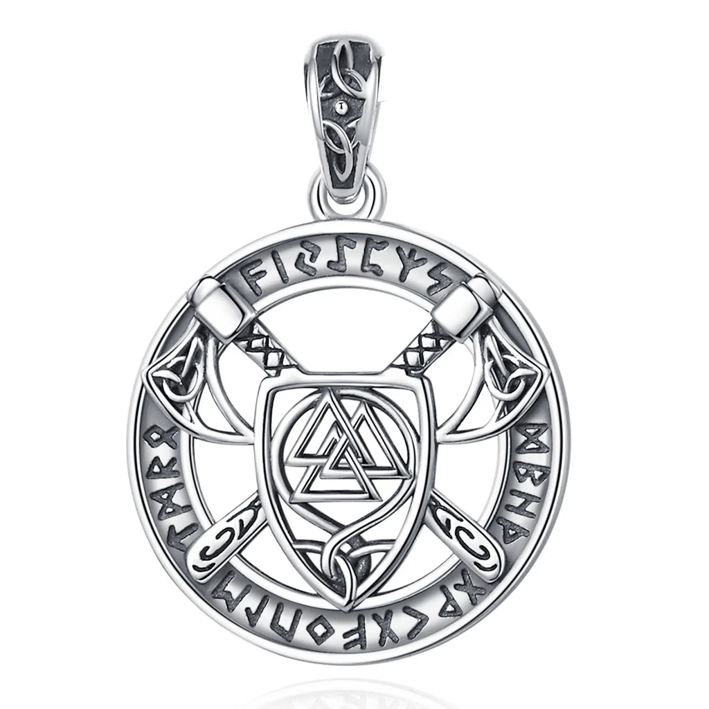 Necklace Viking Pattern Knot Pendant