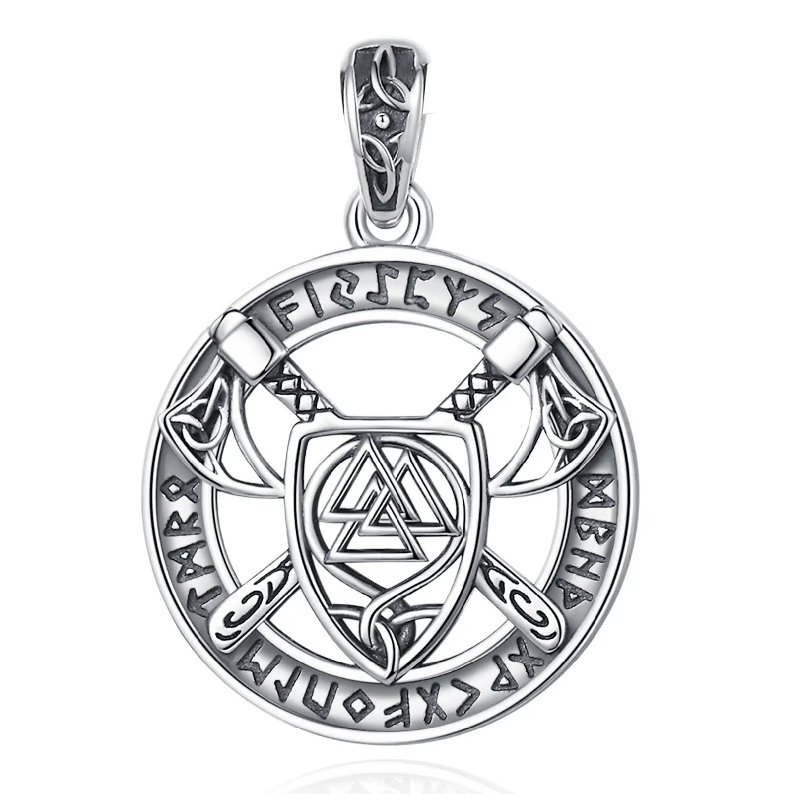 Necklace Viking Pattern Knot Pendant