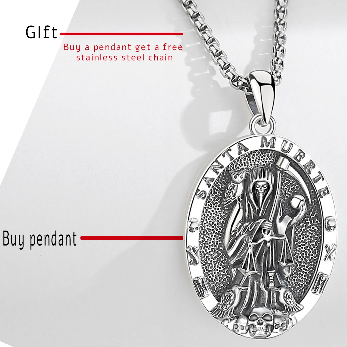 Necklace Santa Muerte