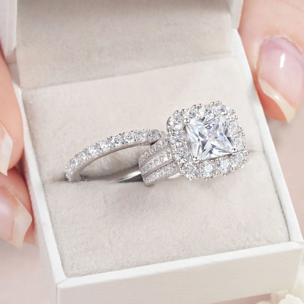 Ring Celeste Princess Cut Bridal