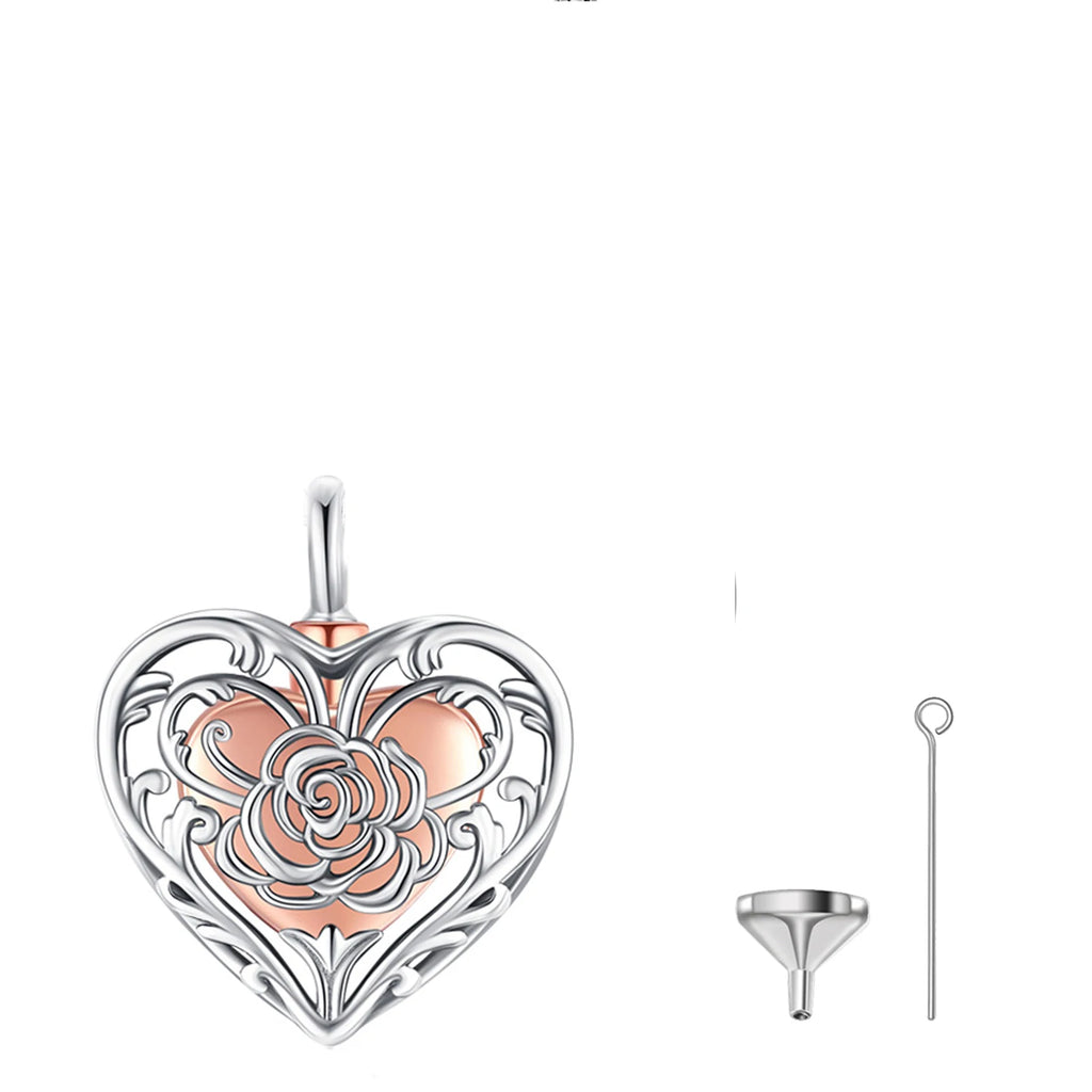 Necklace Eterna Rose Butterfly Memorial