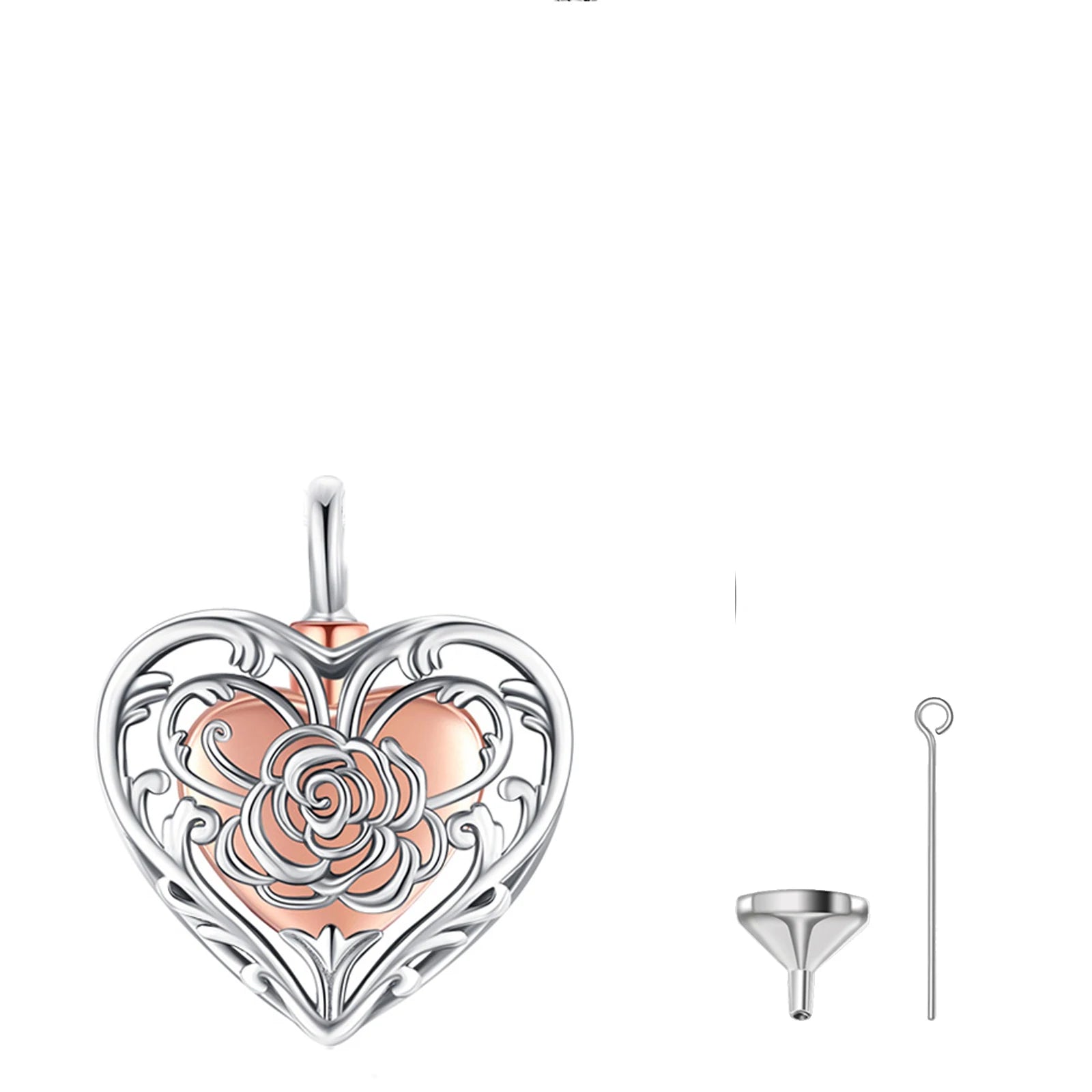 Necklace Eterna Rose Butterfly Memorial