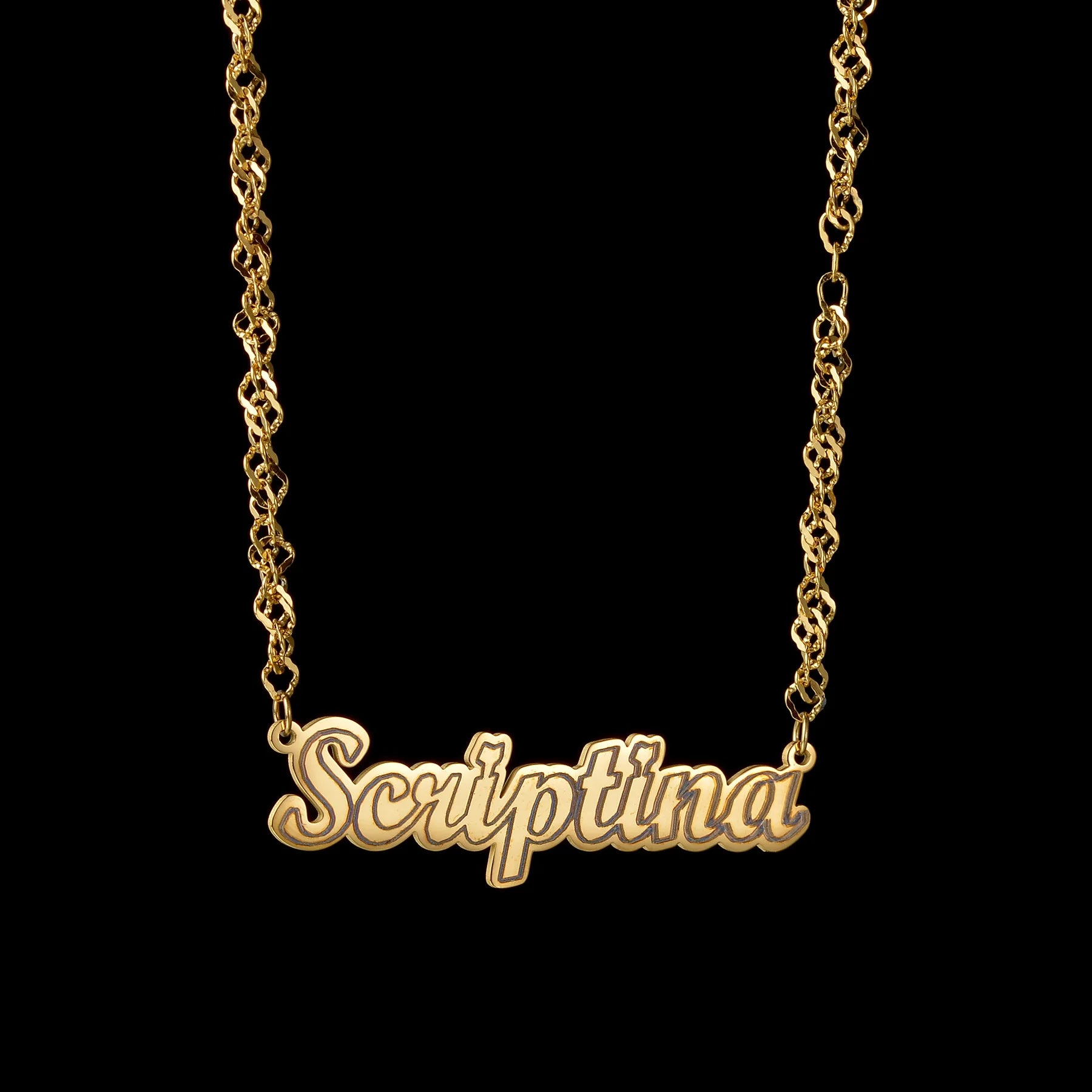 Necklace Personalized Heart Name