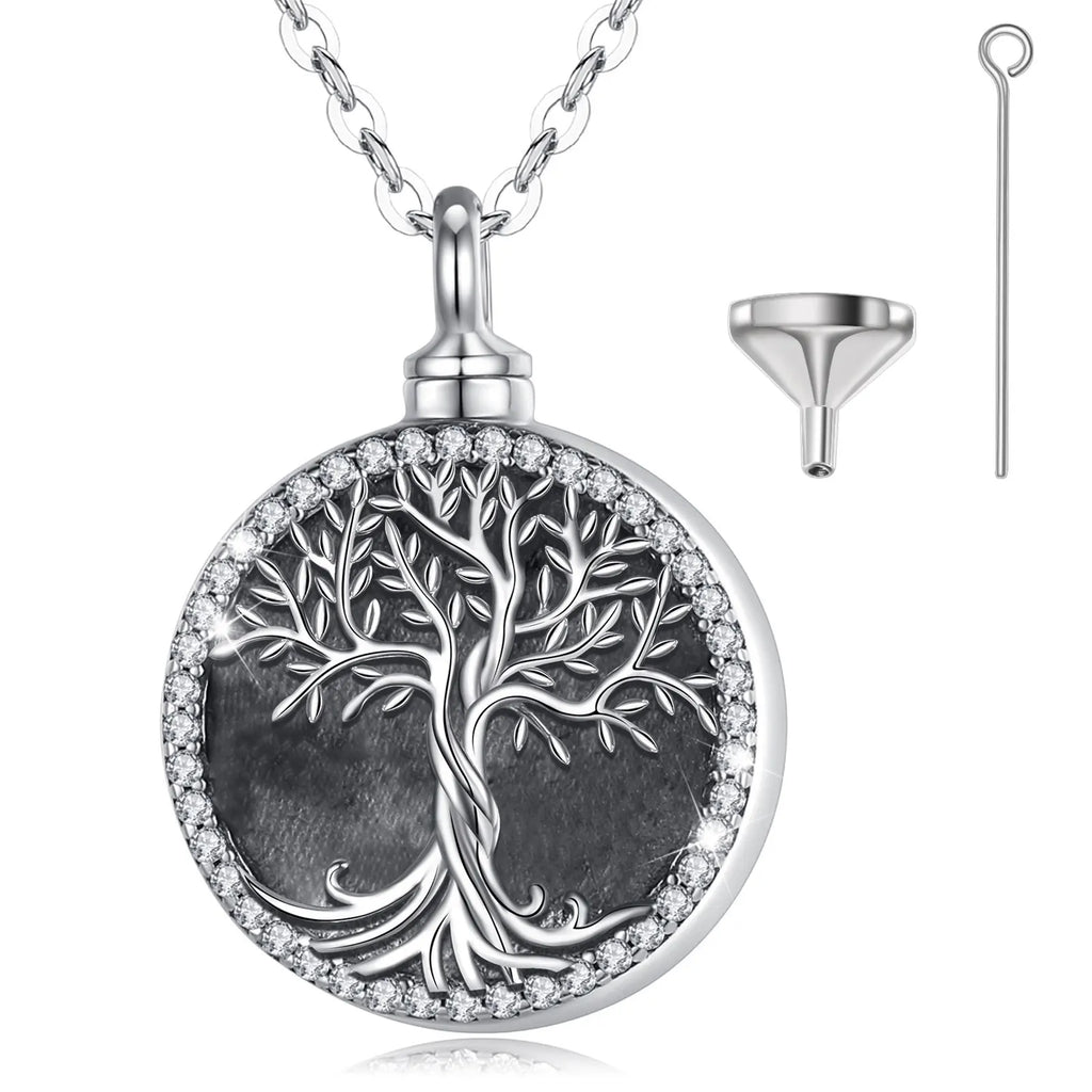 Necklace Tree of Life Memorial Heart