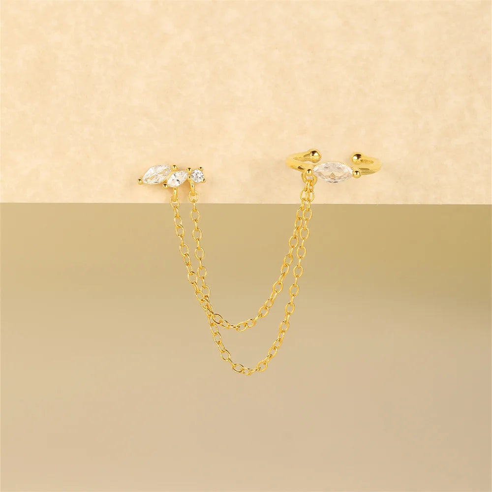 Earrings Marquise Tassel
