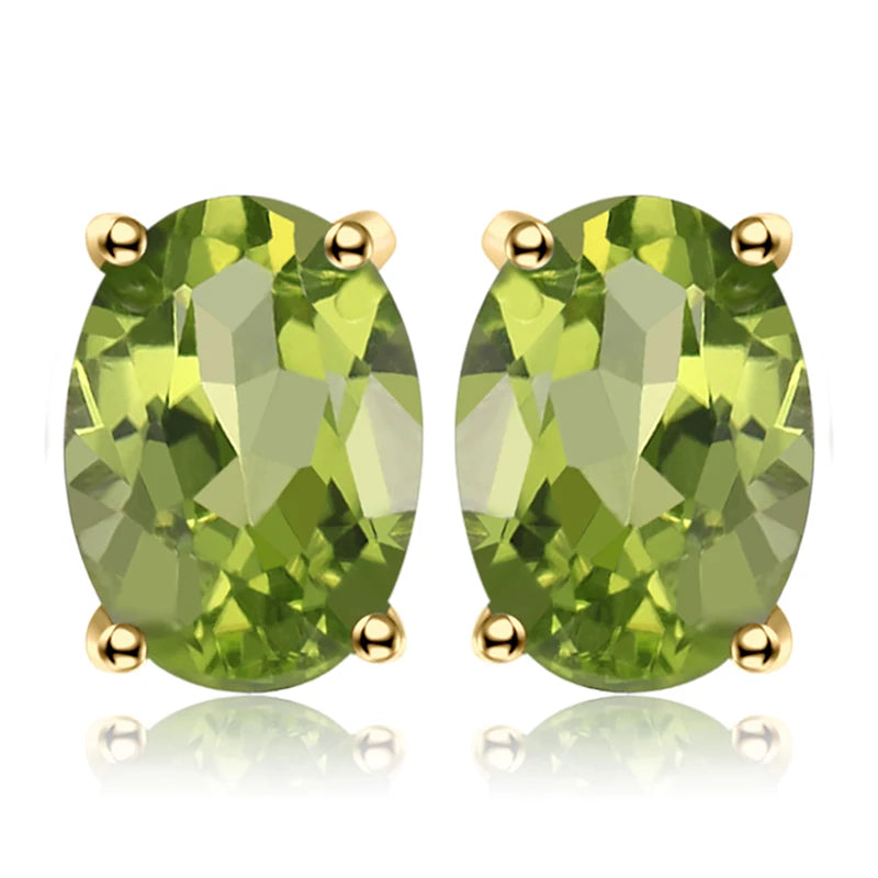 Earrings Natural Gemstone Stud