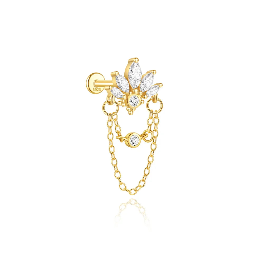 Earrings Marquise Tassel