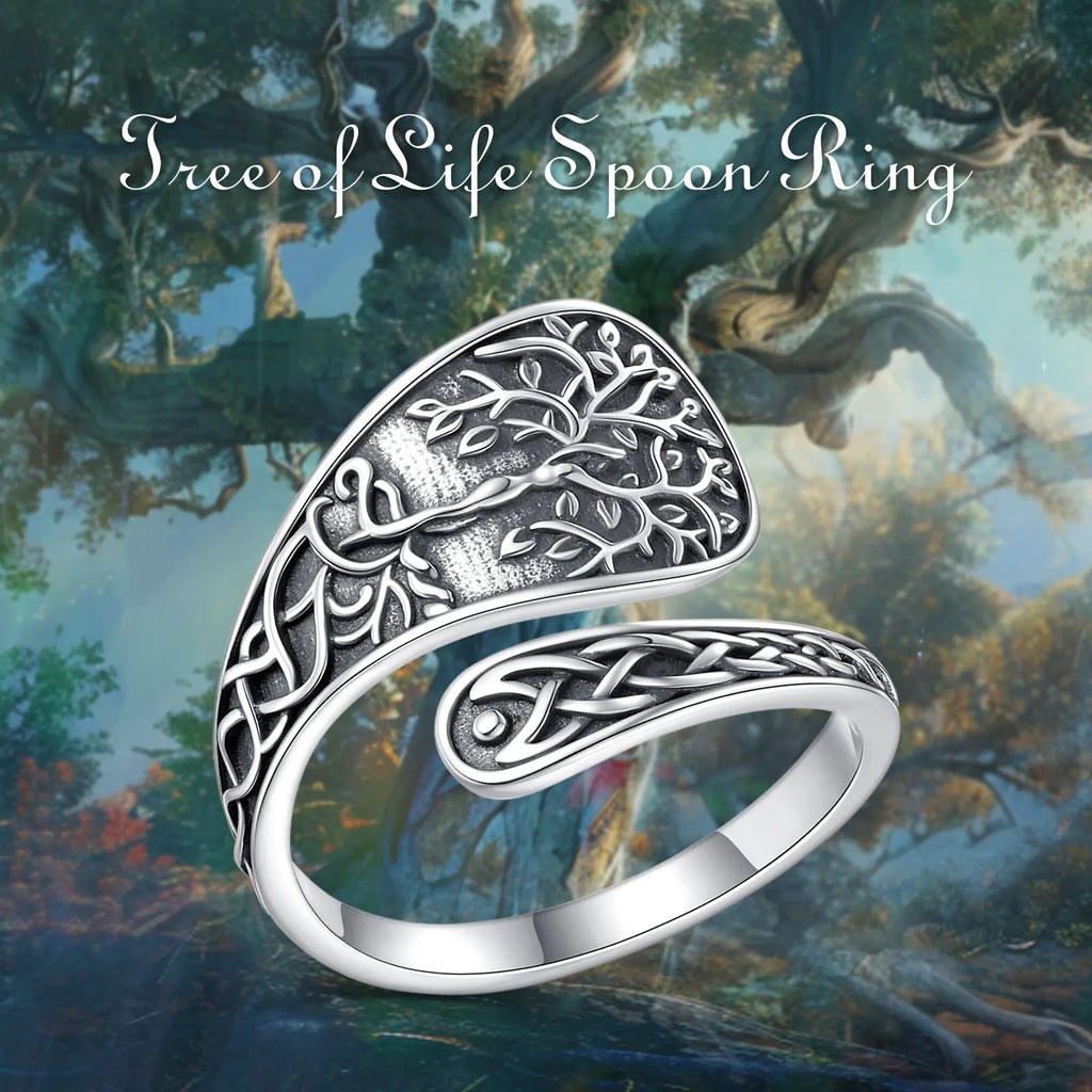 Ring Tree of Life Adjustable