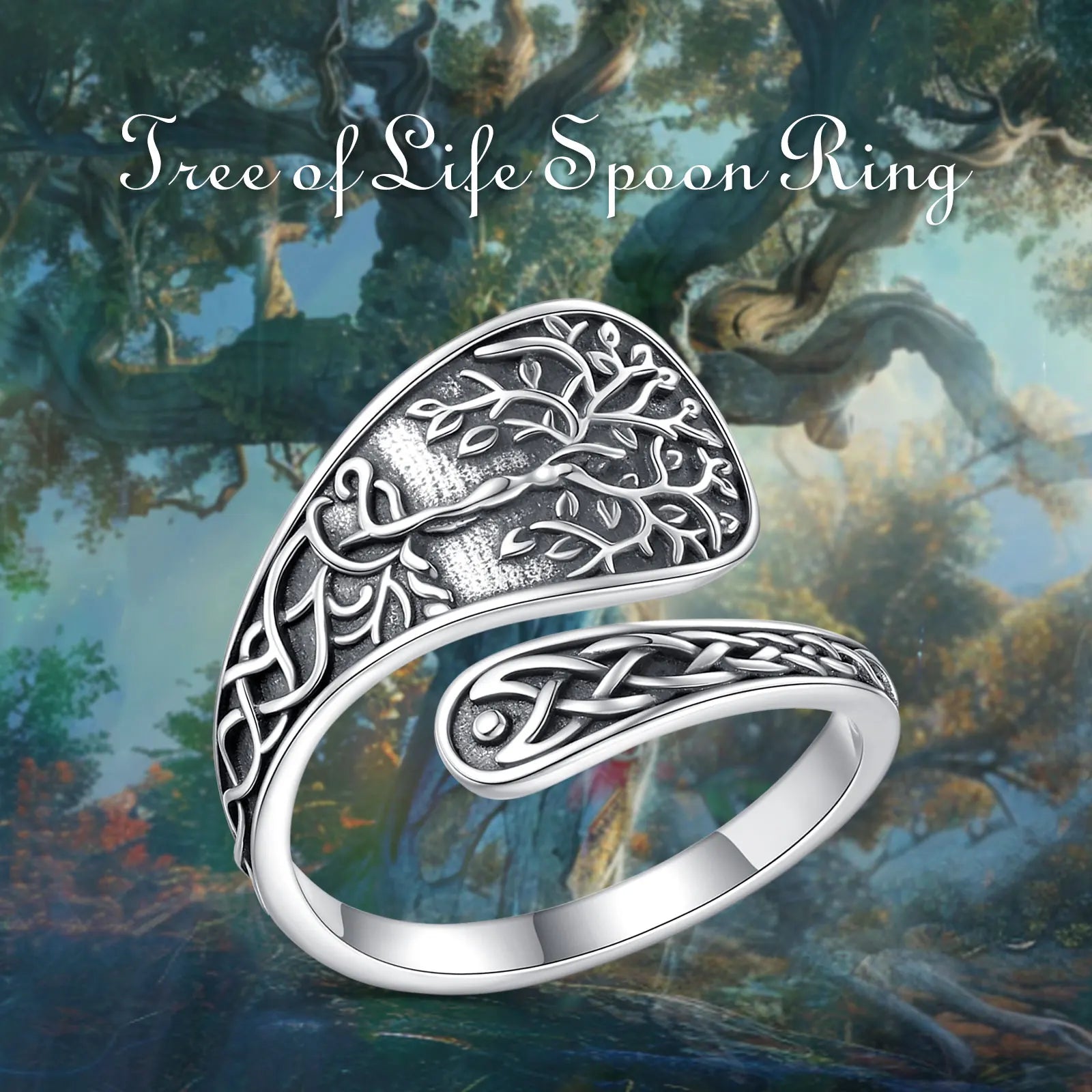 Ring Tree of Life Adjustable