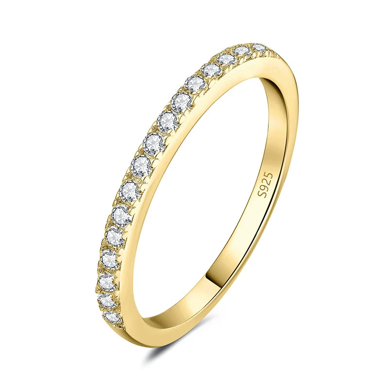 Ring Moissanite Half Eternity