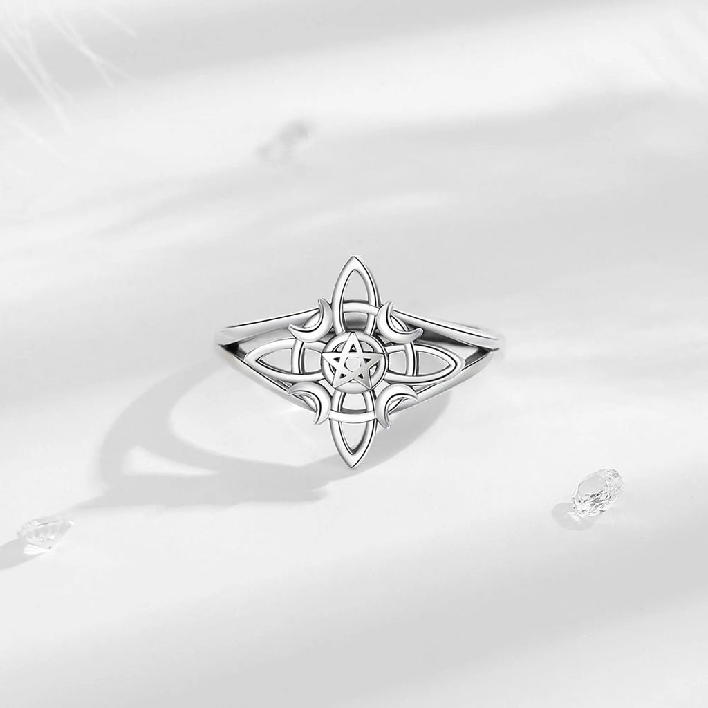 Ring Celtic Witch Knot