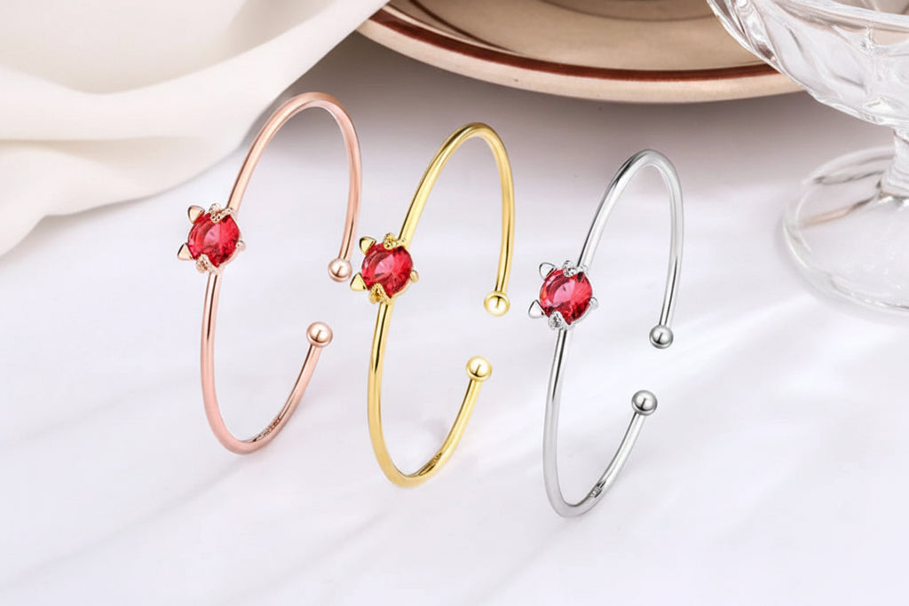 Bracelet Cat Crystal Cuff