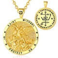 Necklace Saint Michael Archangel Gold