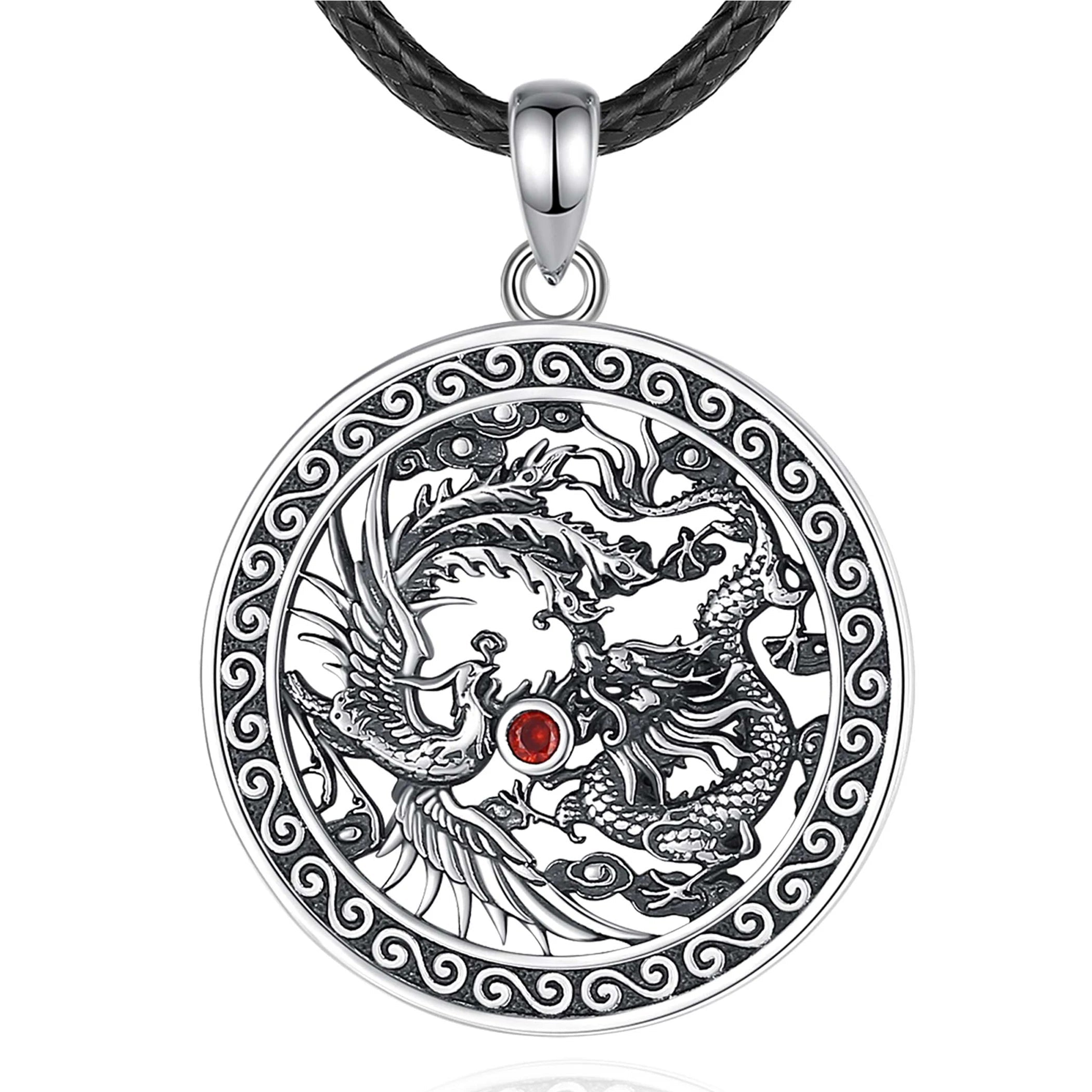 Necklace Phoenix Dragon