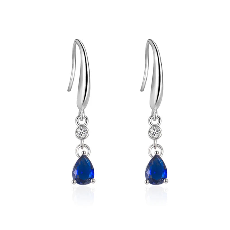 Earrings Azure Teardrop