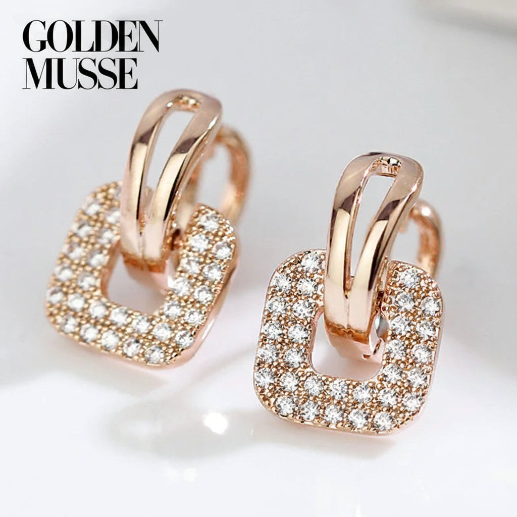 Earrings Square Drop