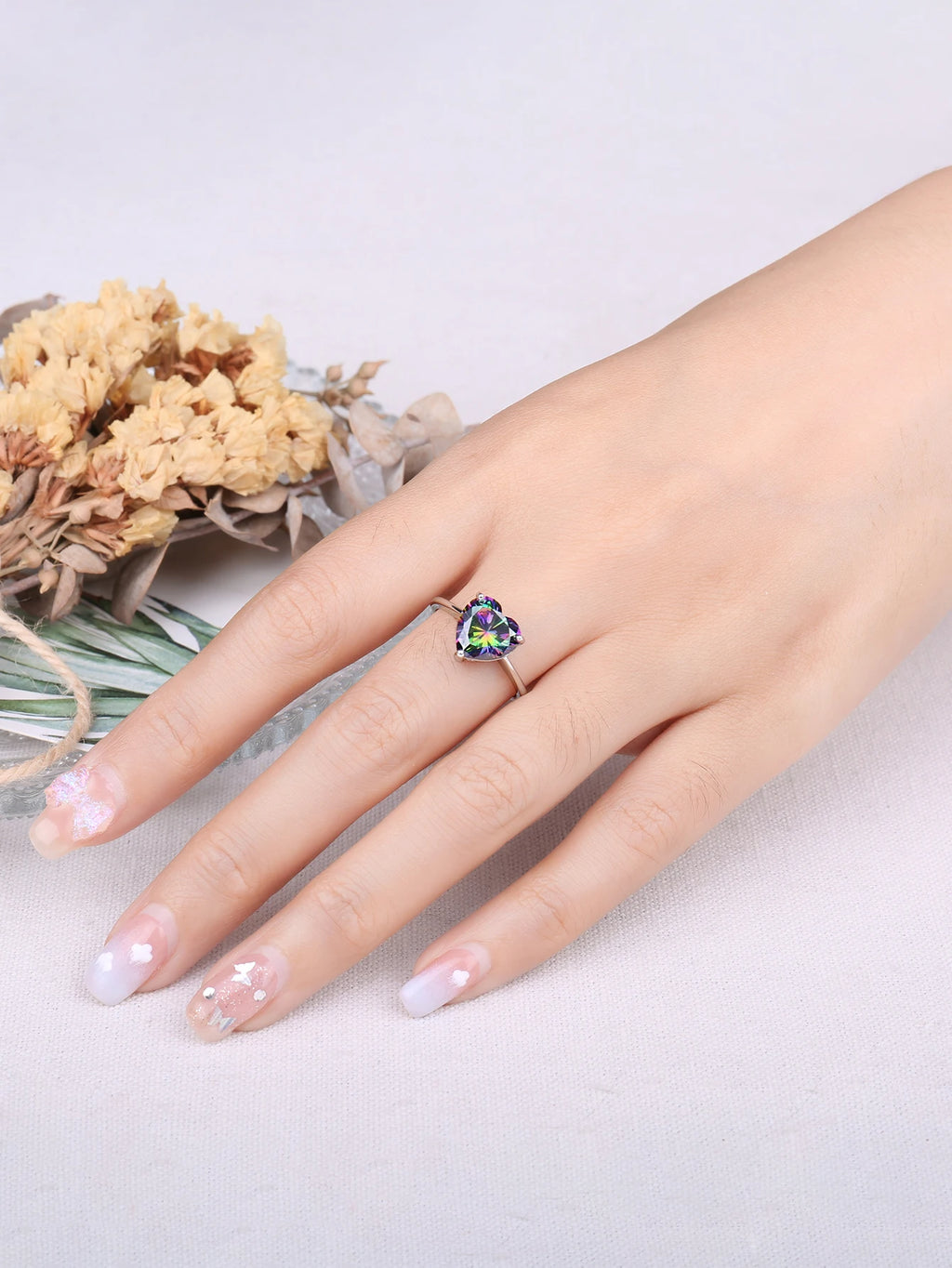 Ring Mystic Rainbow Quartz