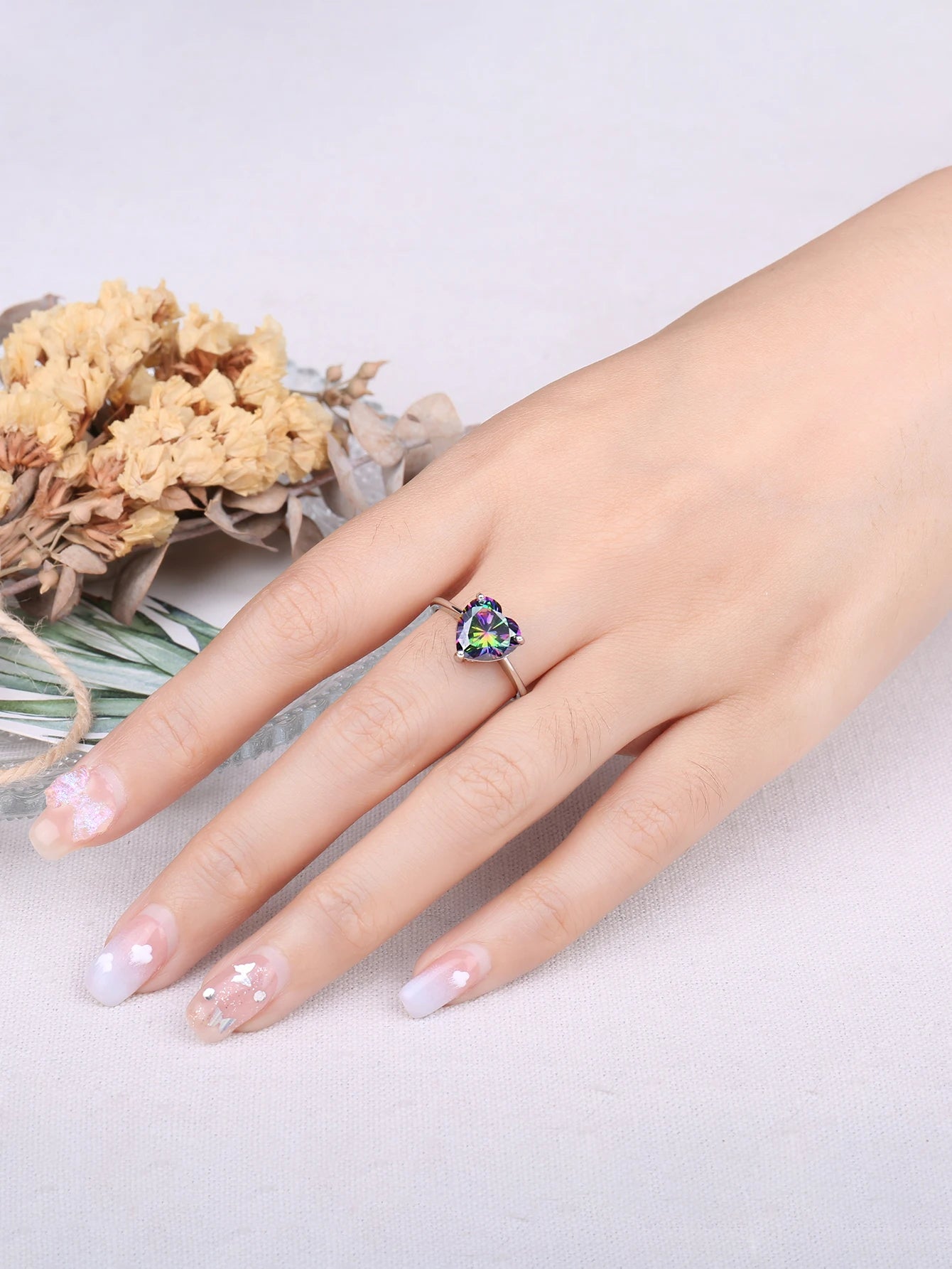 Ring Mystic Rainbow Quartz