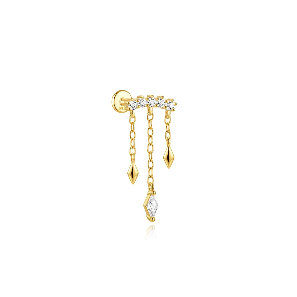 Earrings Marquise Tassel