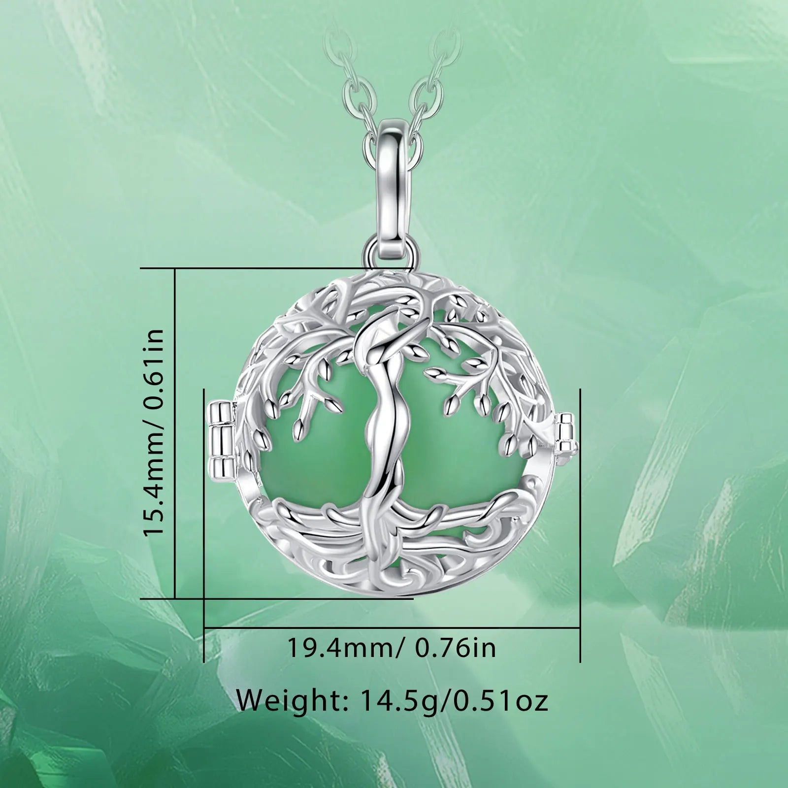 Necklace Tree of Life Cage  Amethyst Energy Healing Crystal Stone Jade Lapis Pendant Spiritual DIY