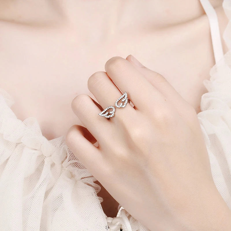 Ring Angel Wing Feather