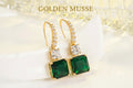 Earrings Emerald Drop