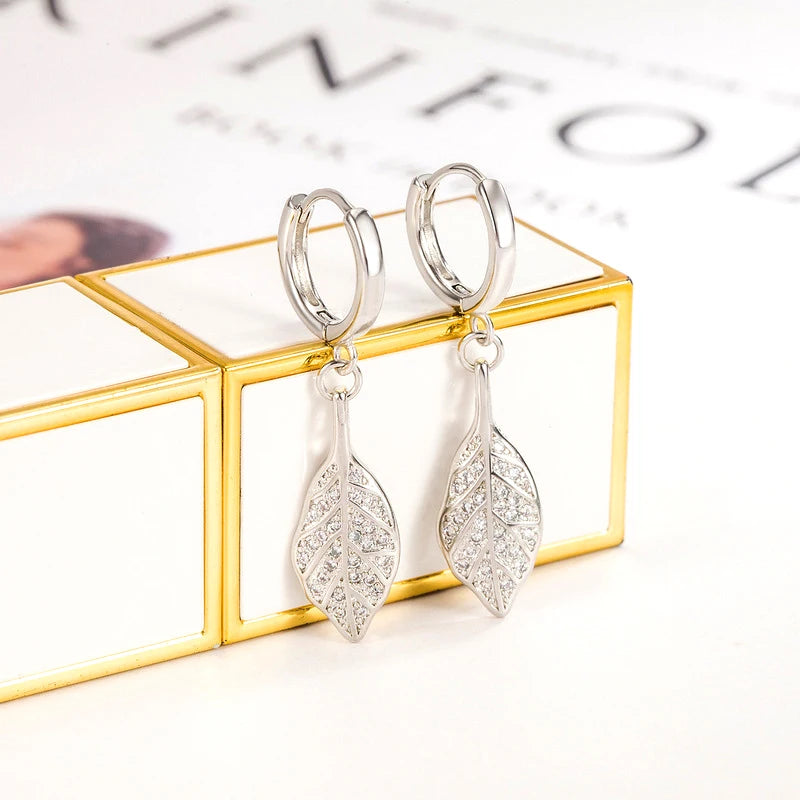 Earrings Forest Glow Crystal