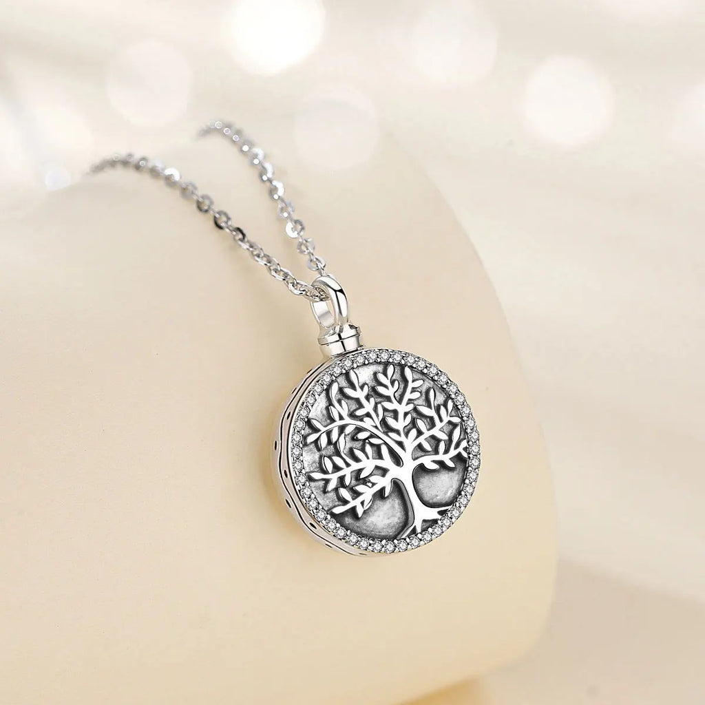 Necklace Tree of Life Memorial Heart
