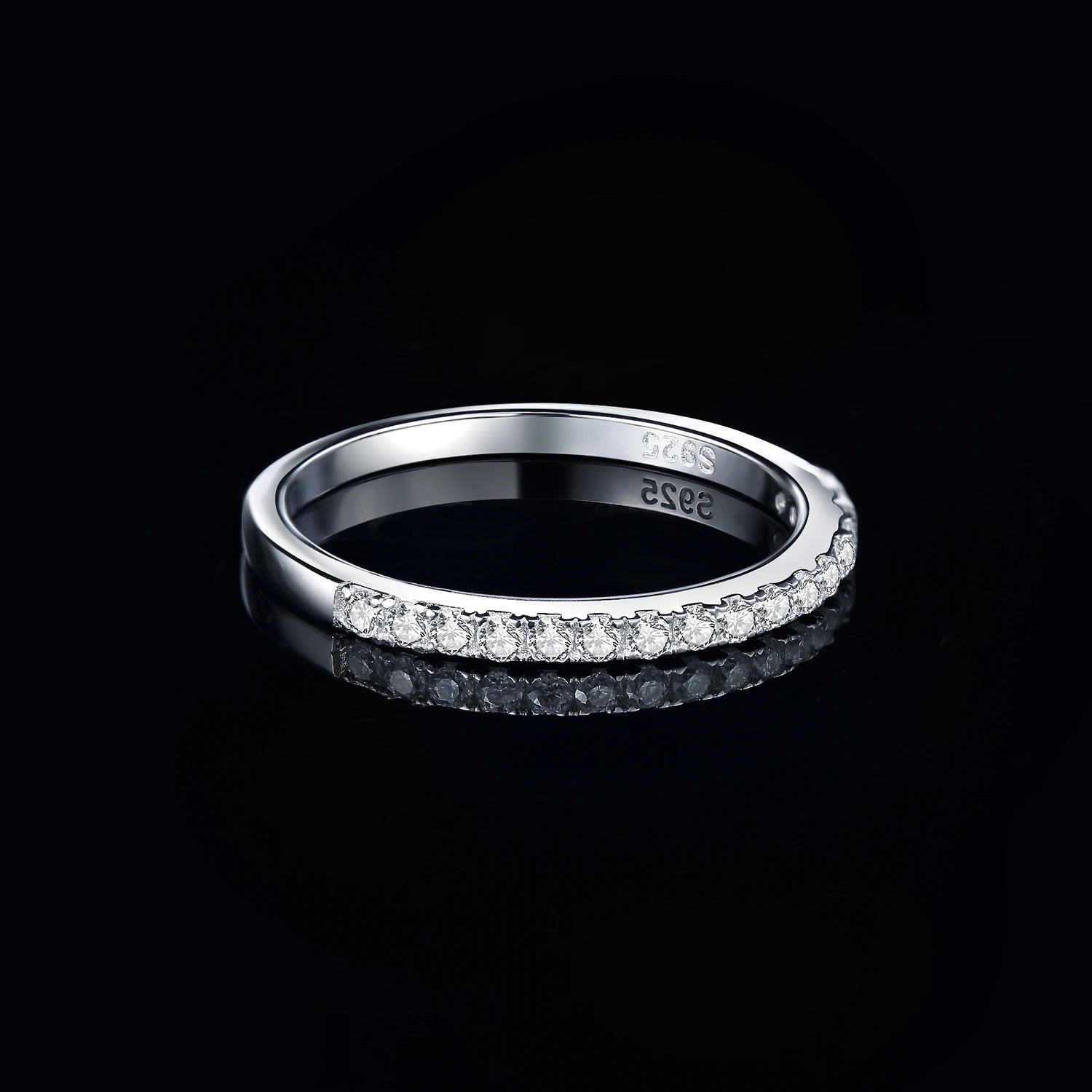Ring Moissanite Half Eternity