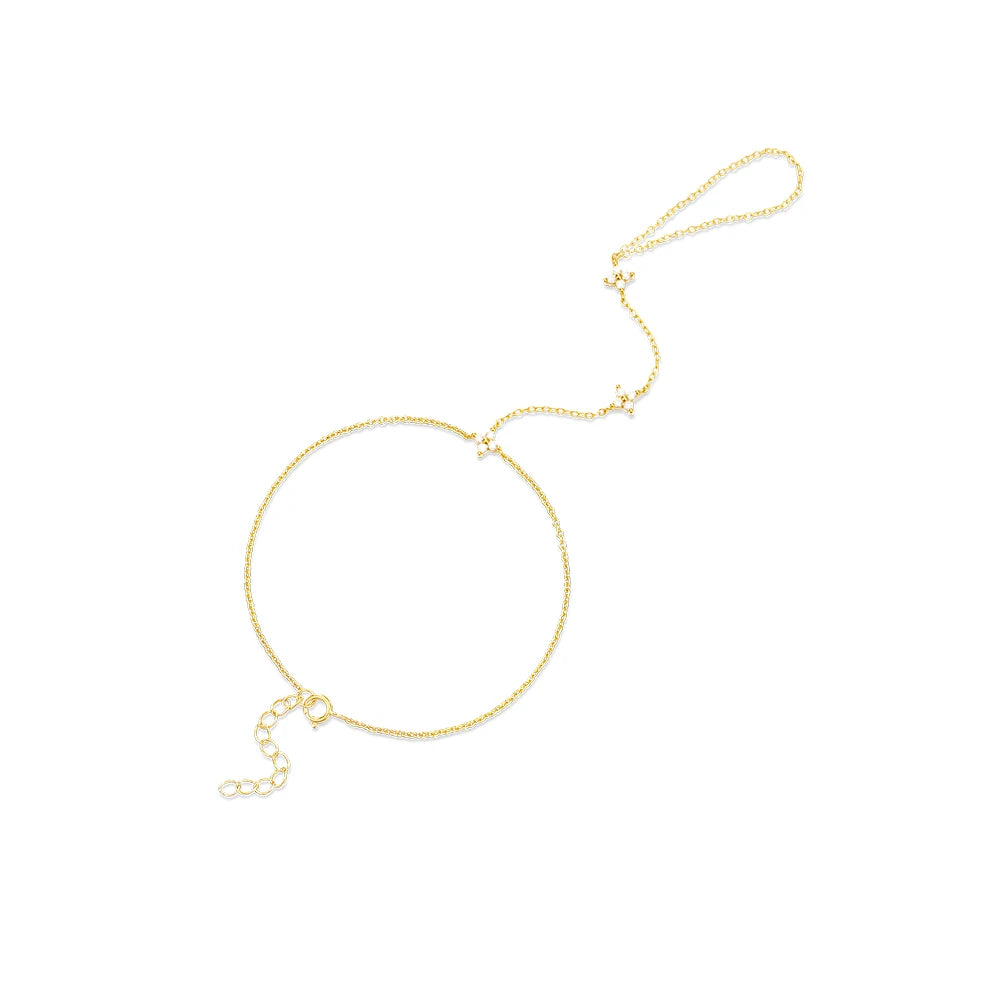 Bracelet Ring Heart Hand