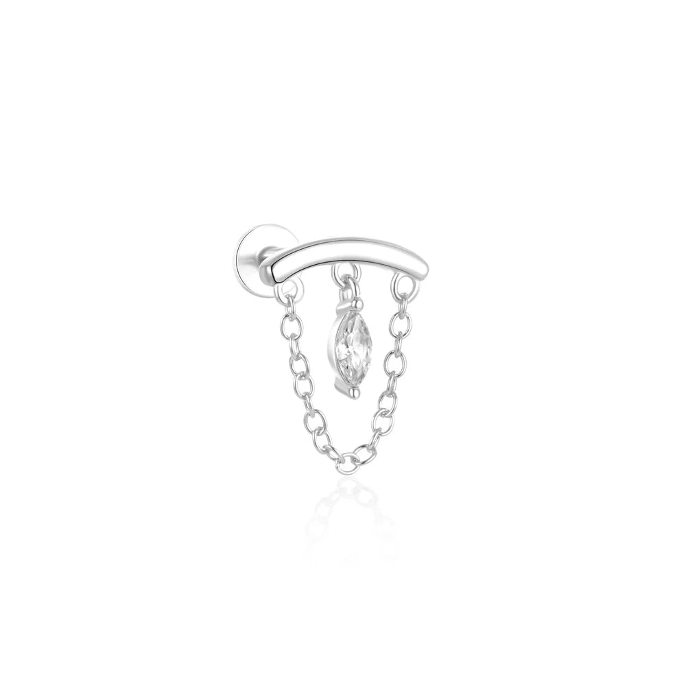 Earrings Marquise Tassel