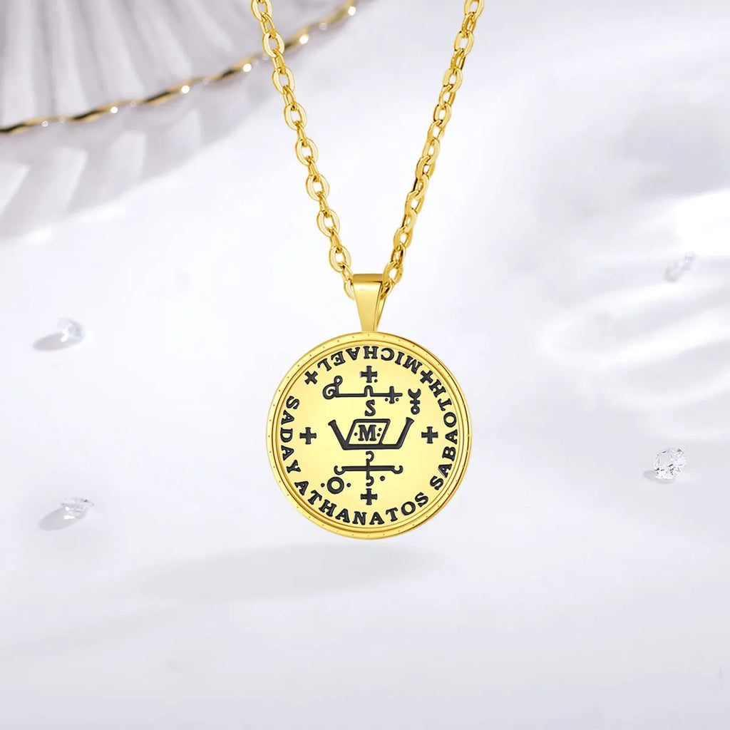 Necklace Saint Michael Archangel Gold