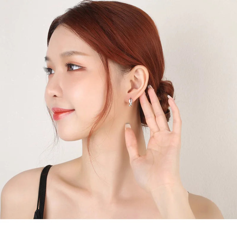 Earrings Halo Circle