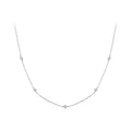 Necklace Moissanite Station