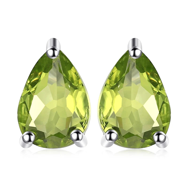 Earrings Natural Gemstone Stud