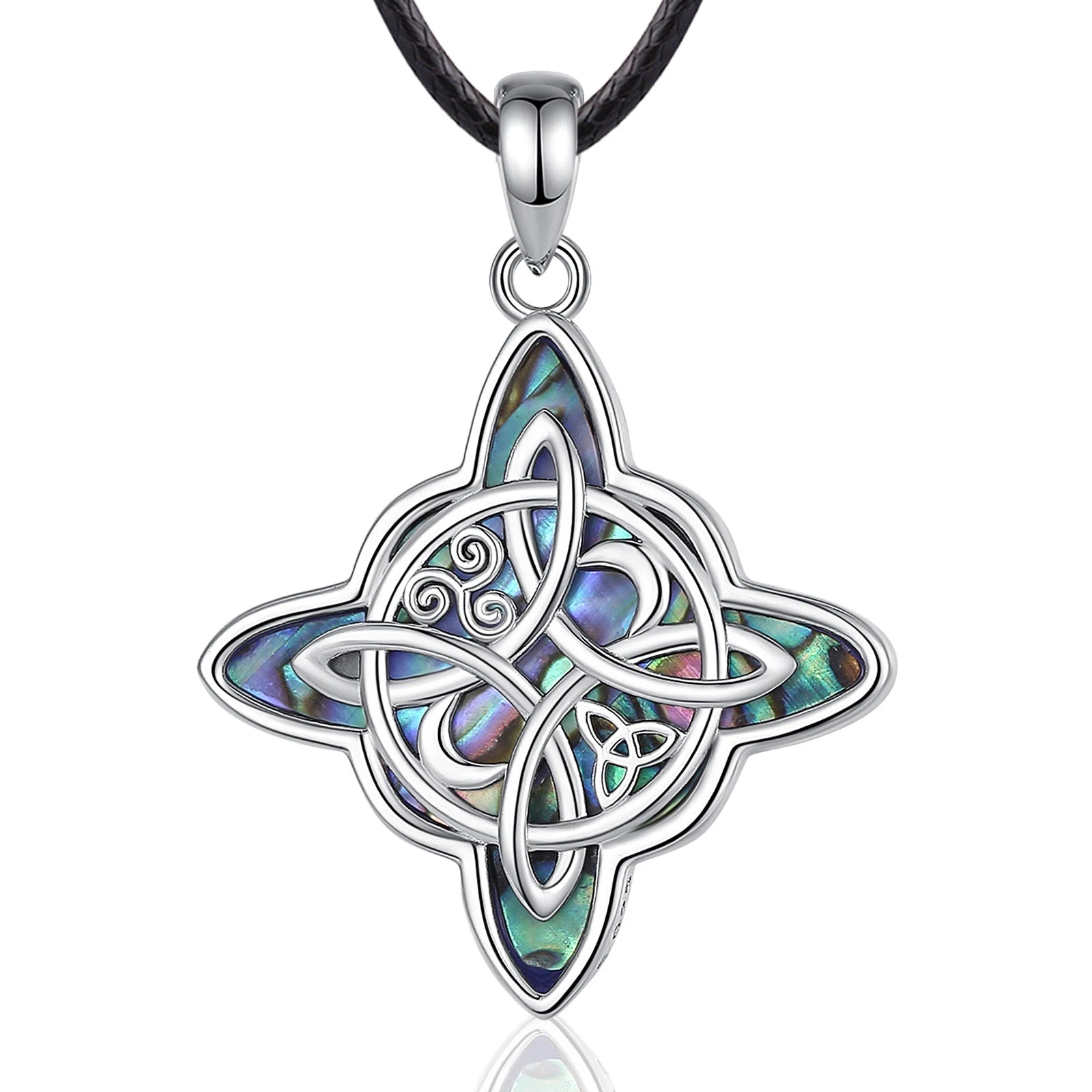 Necklace Mystic Witch Knot Abalone
