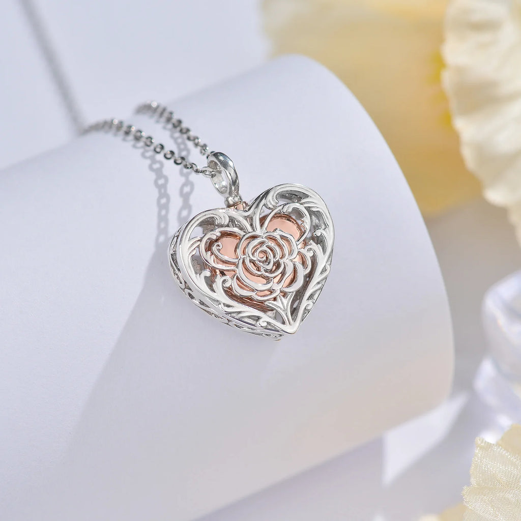 Necklace Eterna Rose Butterfly Memorial