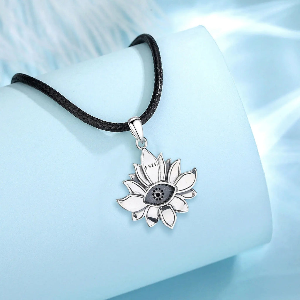 Necklace Vintage Evil Eye Lotus Flower