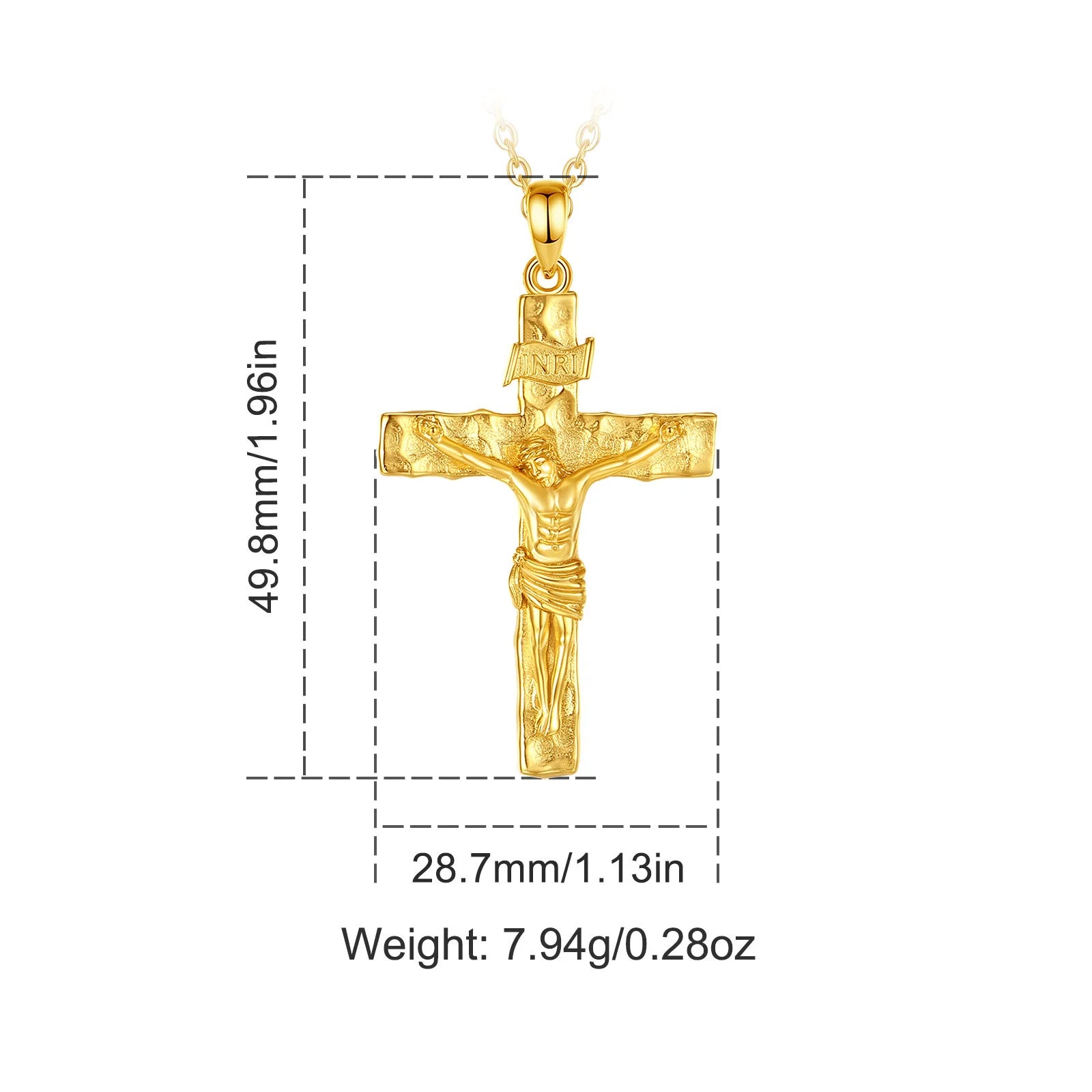 Necklace Gold Crucifix