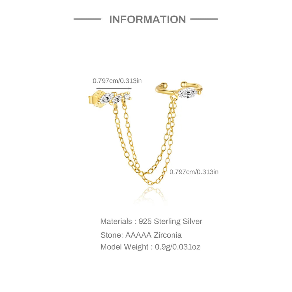 Earrings Marquise Tassel