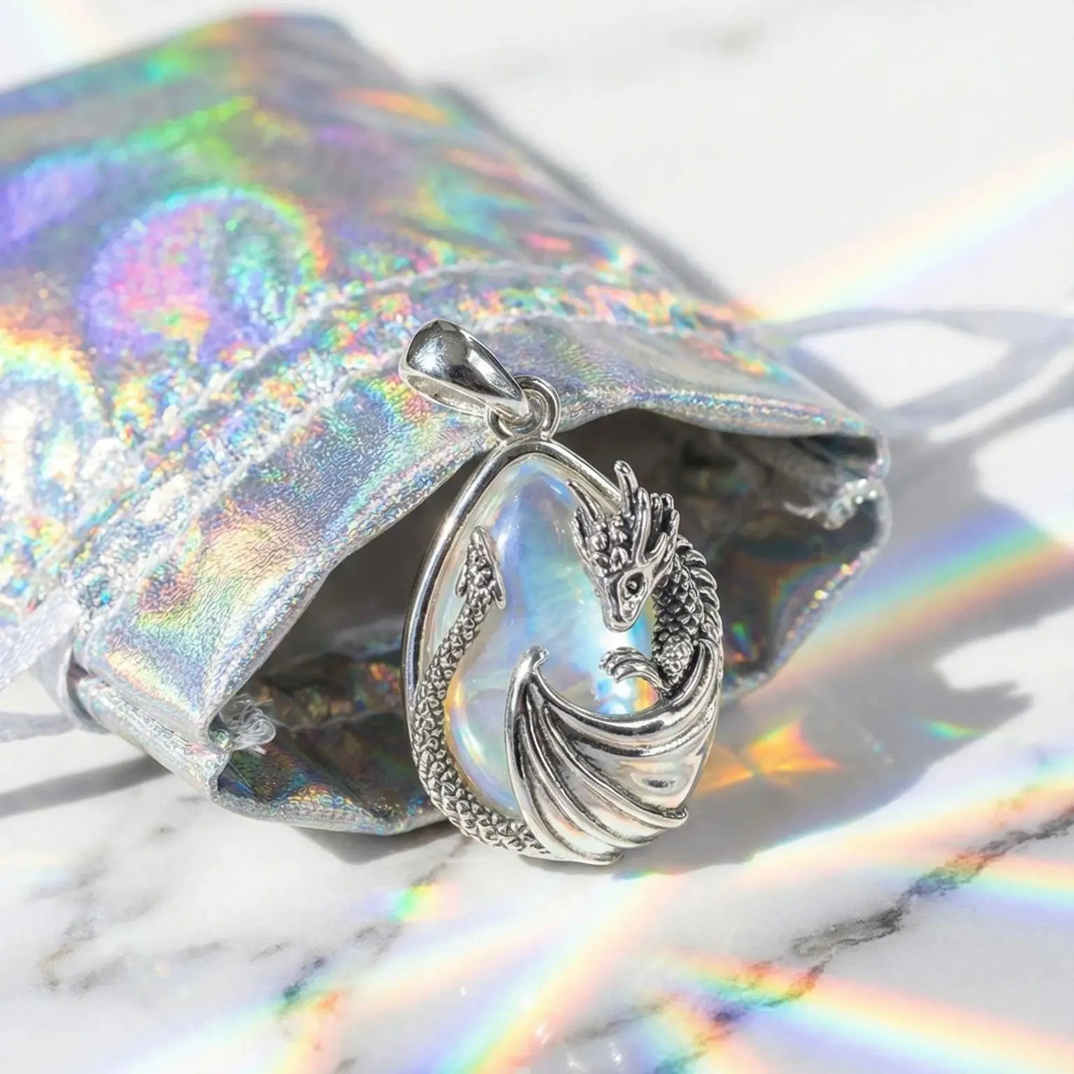 Necklace Energy Healing Silver 975 Spiritual Gift for Women & Men