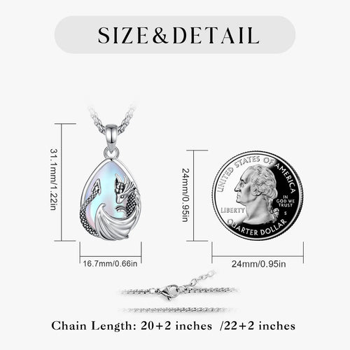 Necklace Energy Healing Silver 975 Spiritual Gift for Women & Men
