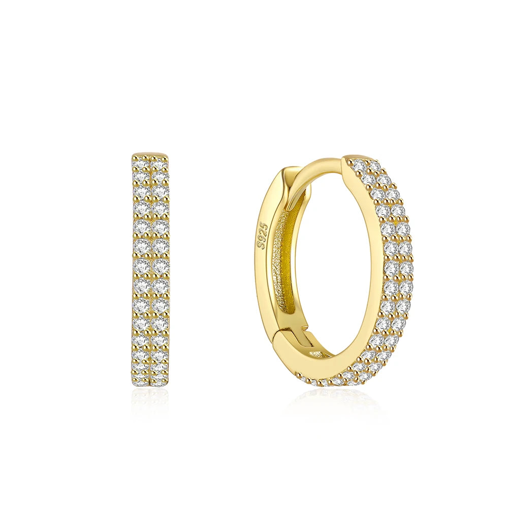 Earrings Tiny Gold Hoop