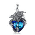 Necklace Dragon Heart Crystal