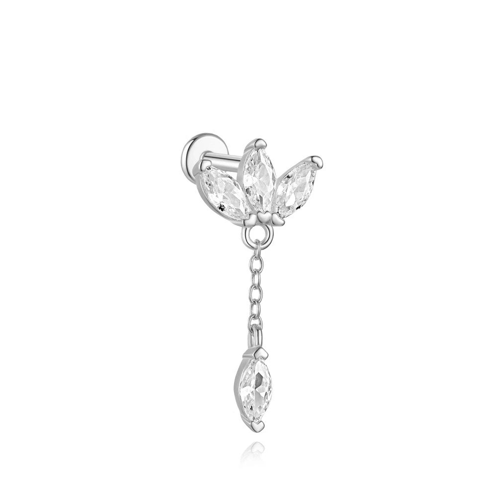 Earrings Marquise Tassel