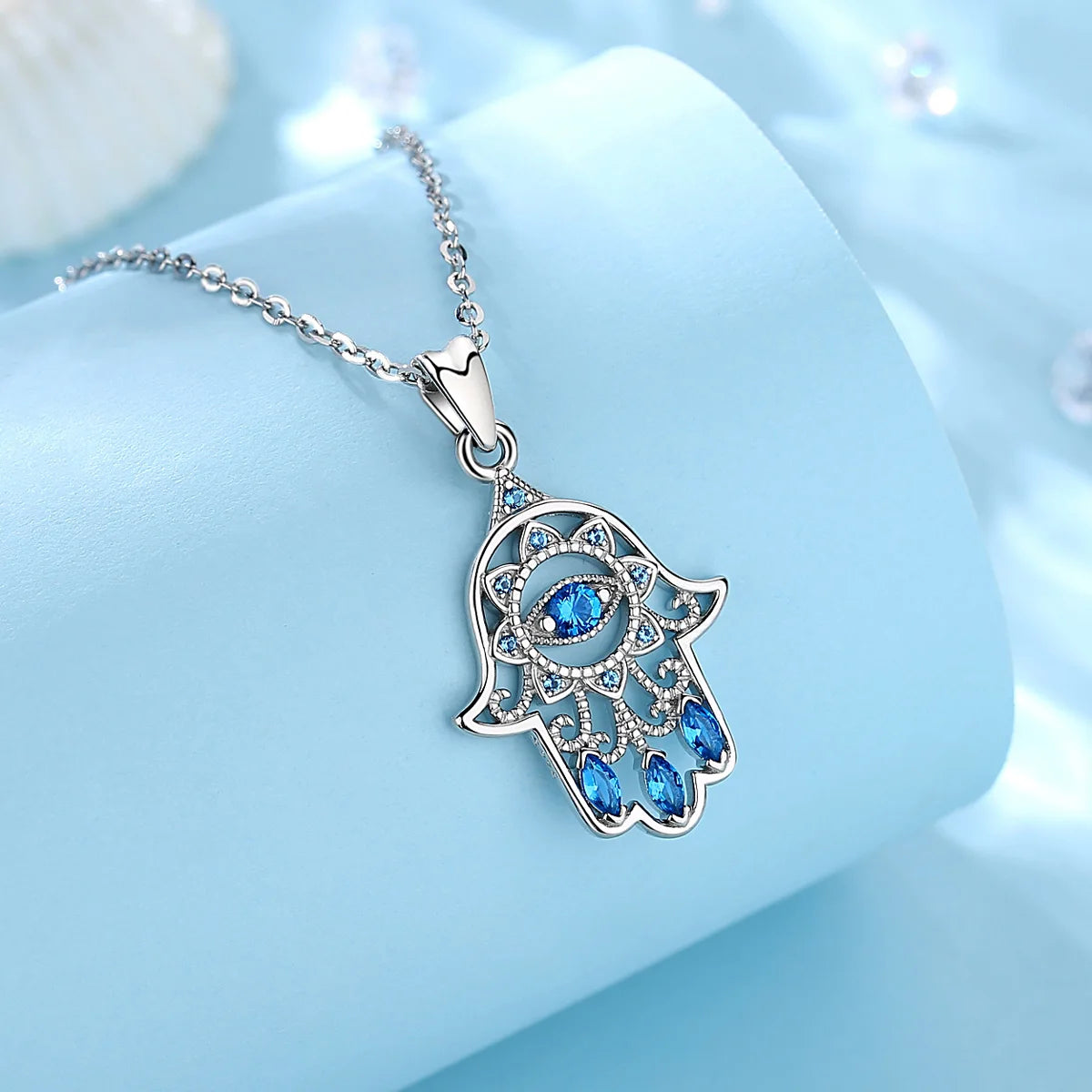 Necklace Guardian Hamsa Evil Eye