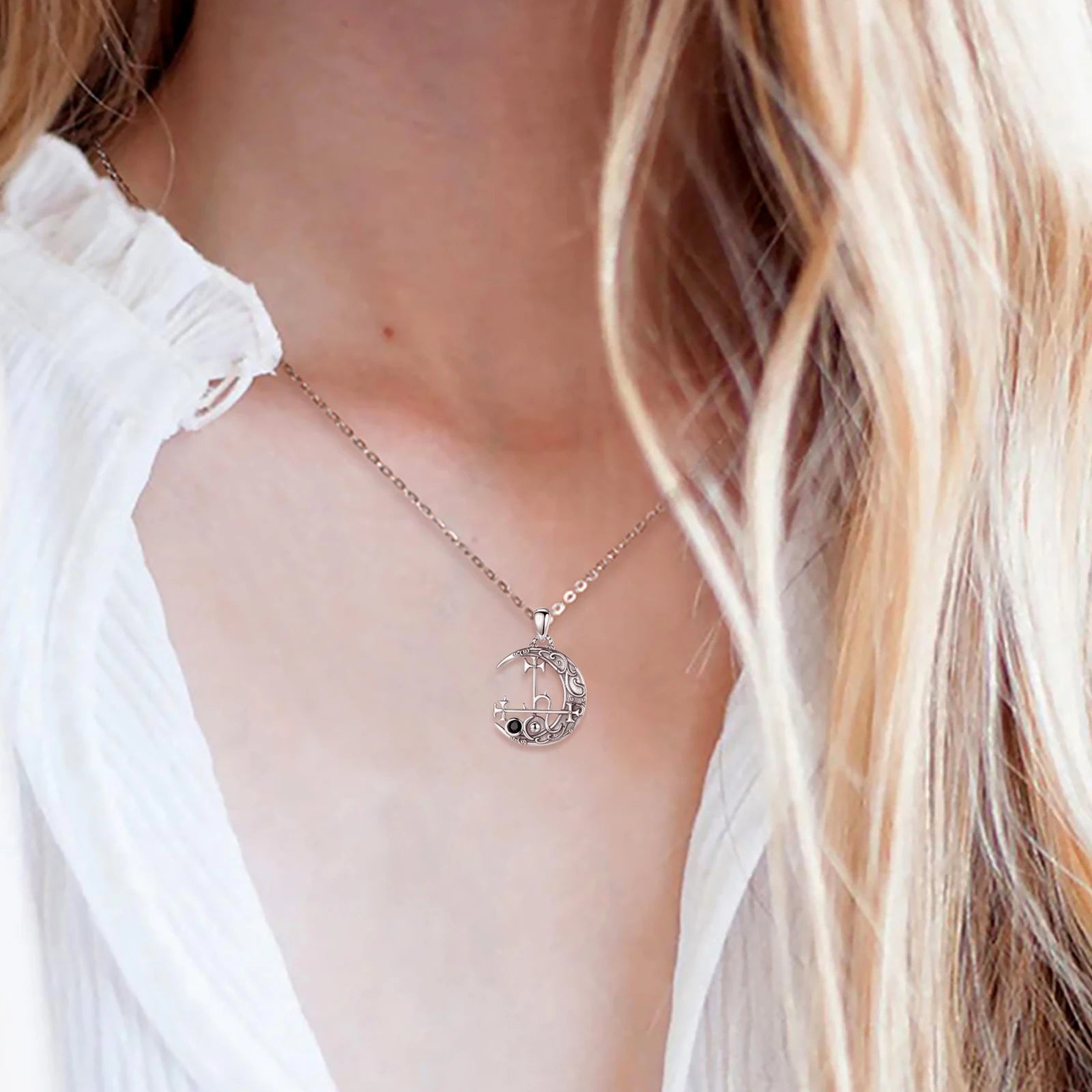 Necklace Lilith Sigil Moon