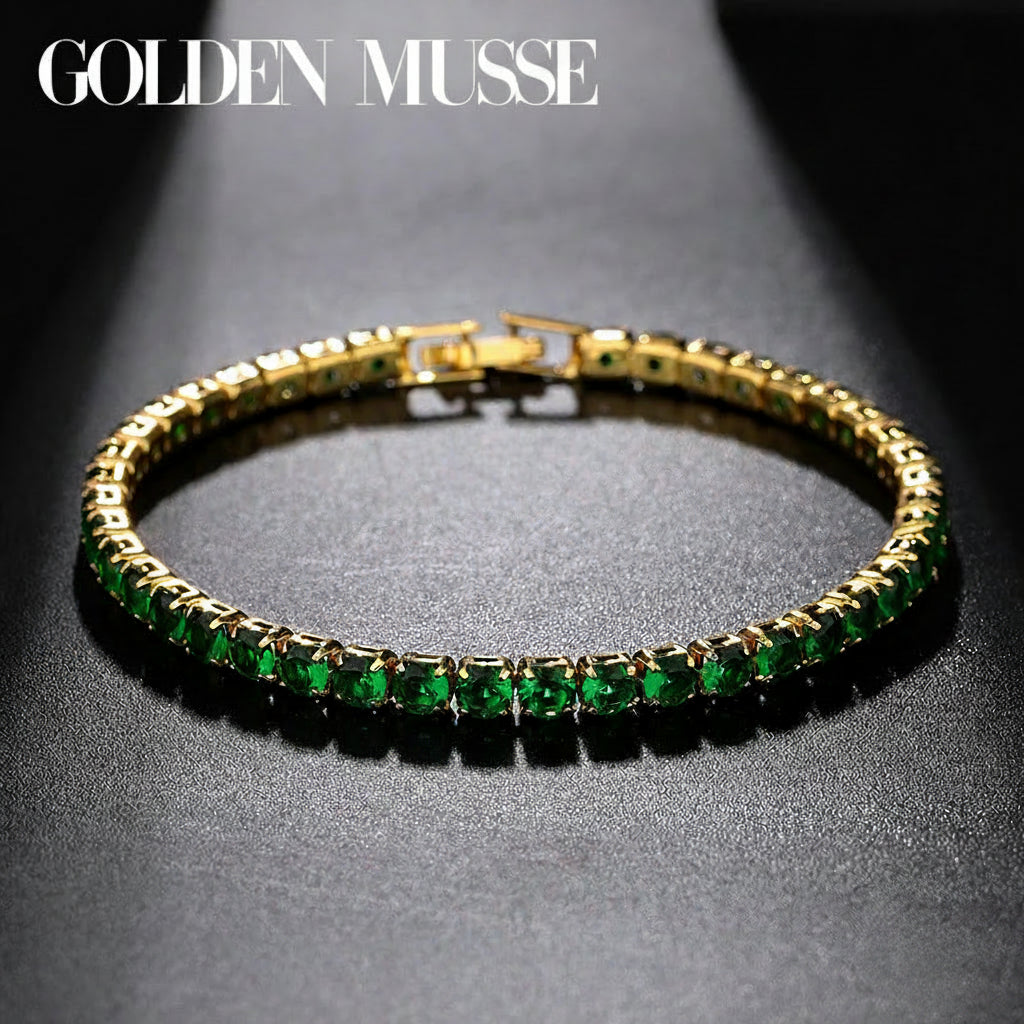 Bracelet Green Tennis